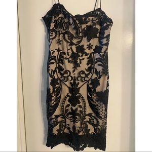 Quiz mini black dress, new with tags